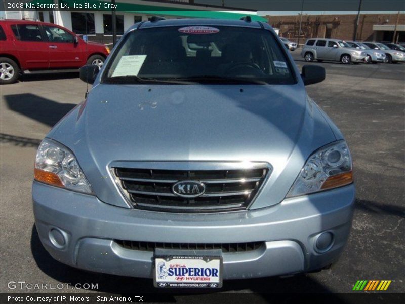 Ice Blue / Gray 2008 Kia Sorento LX