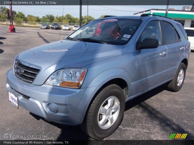 Ice Blue / Gray 2008 Kia Sorento LX