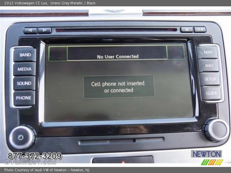 Urano Gray Metallic / Black 2012 Volkswagen CC Lux