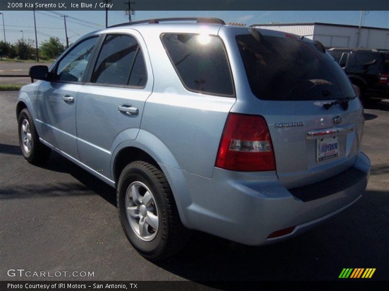 Ice Blue / Gray 2008 Kia Sorento LX