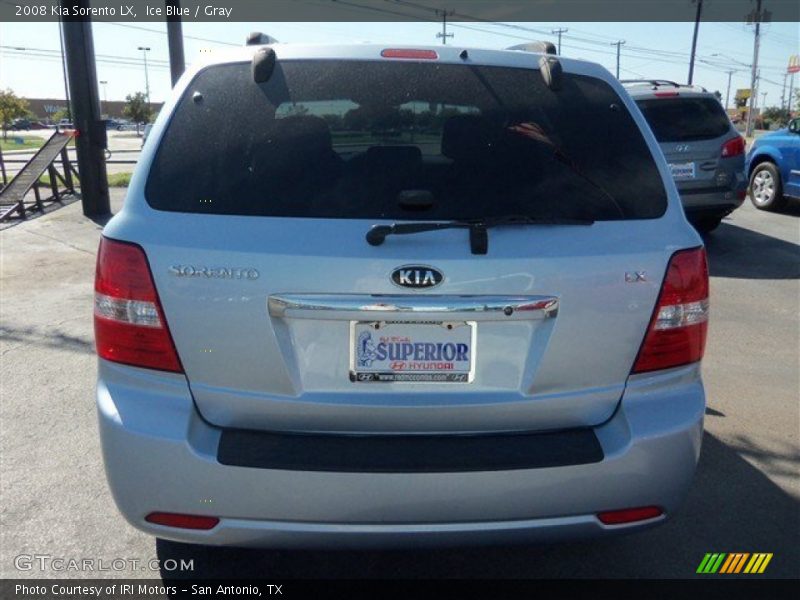Ice Blue / Gray 2008 Kia Sorento LX