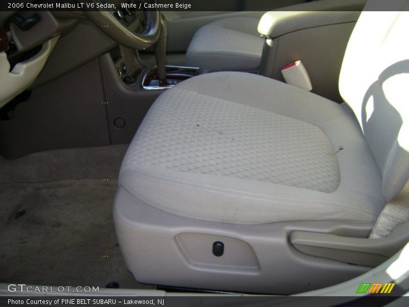 White / Cashmere Beige 2006 Chevrolet Malibu LT V6 Sedan