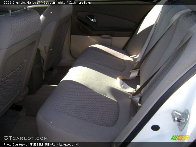 White / Cashmere Beige 2006 Chevrolet Malibu LT V6 Sedan