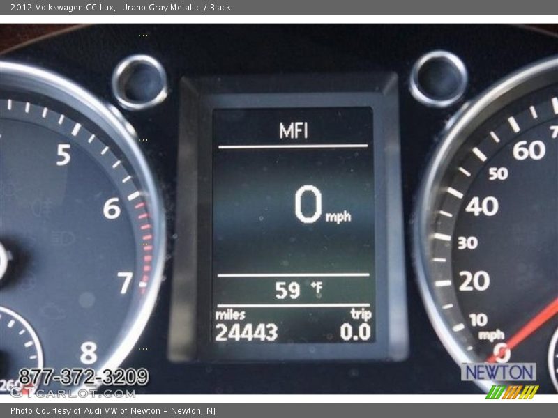 Urano Gray Metallic / Black 2012 Volkswagen CC Lux