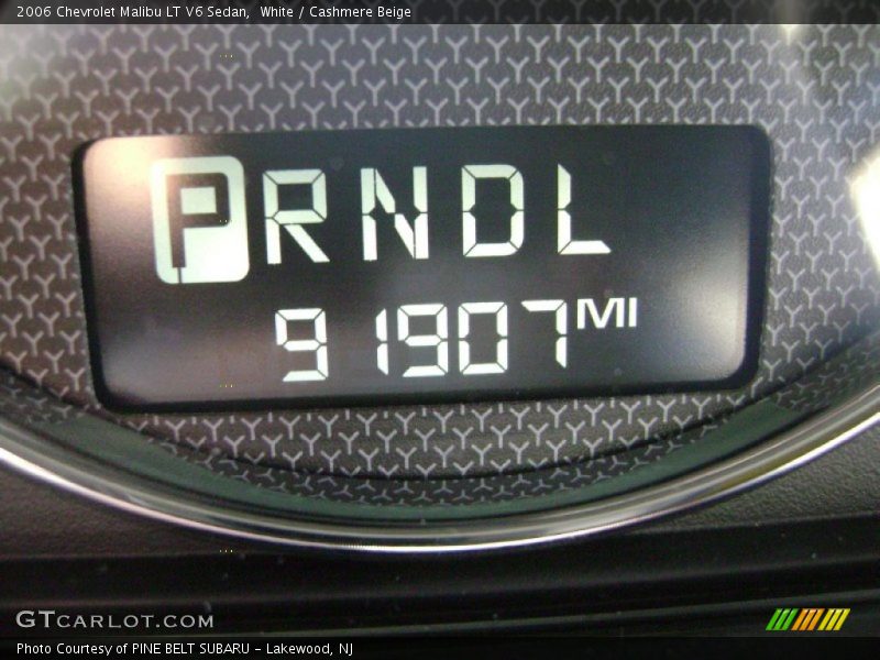 White / Cashmere Beige 2006 Chevrolet Malibu LT V6 Sedan