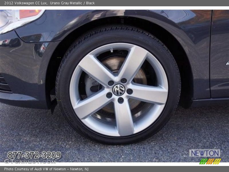 Urano Gray Metallic / Black 2012 Volkswagen CC Lux