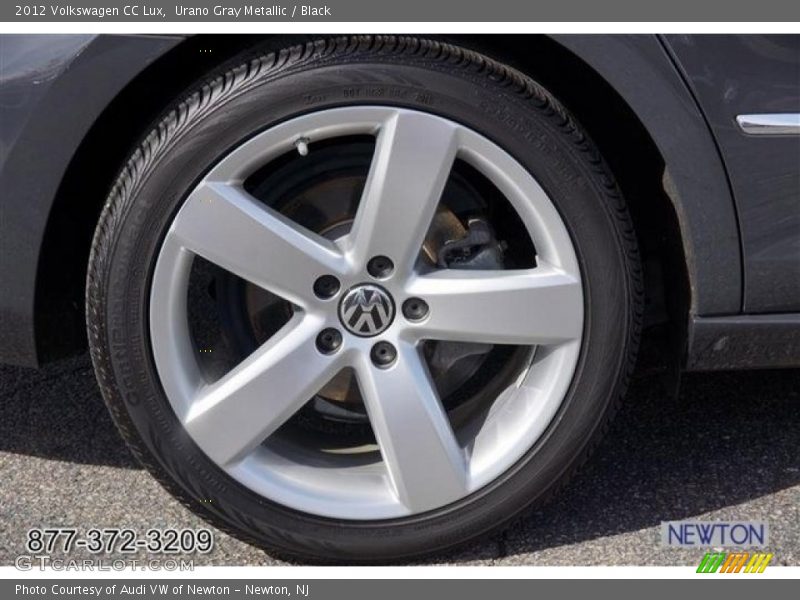 Urano Gray Metallic / Black 2012 Volkswagen CC Lux