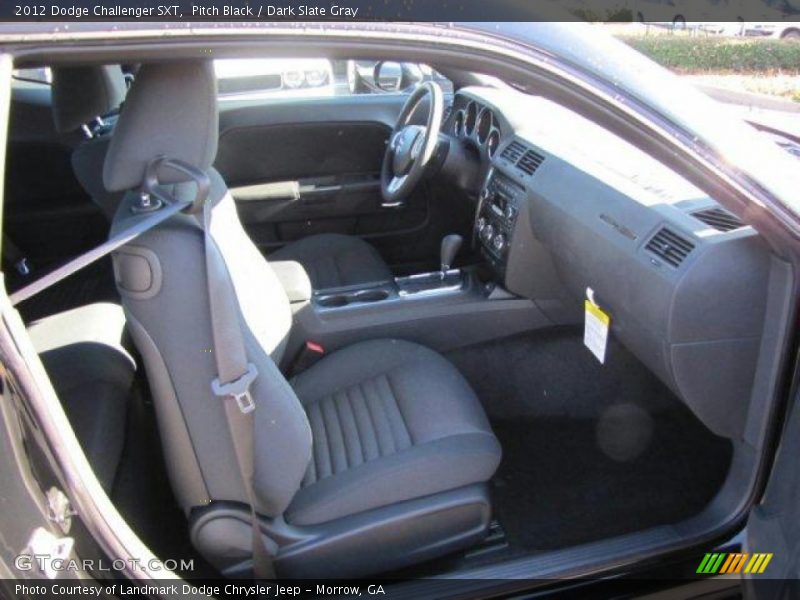 Pitch Black / Dark Slate Gray 2012 Dodge Challenger SXT