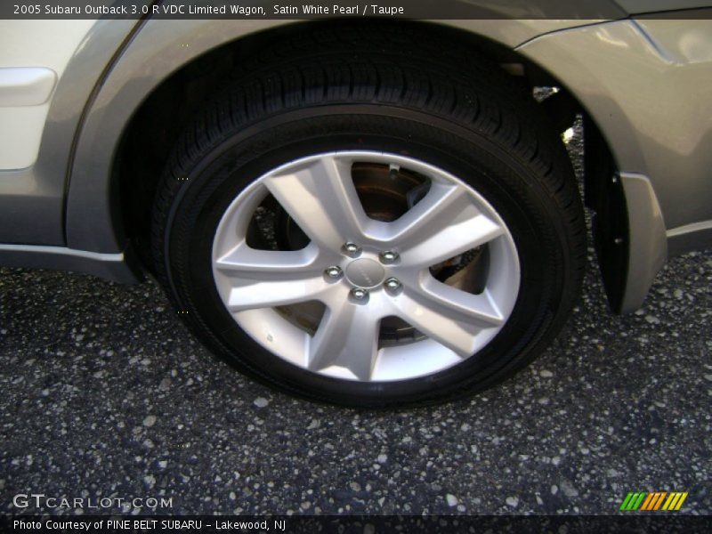 Satin White Pearl / Taupe 2005 Subaru Outback 3.0 R VDC Limited Wagon