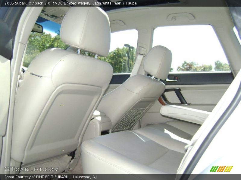 Satin White Pearl / Taupe 2005 Subaru Outback 3.0 R VDC Limited Wagon