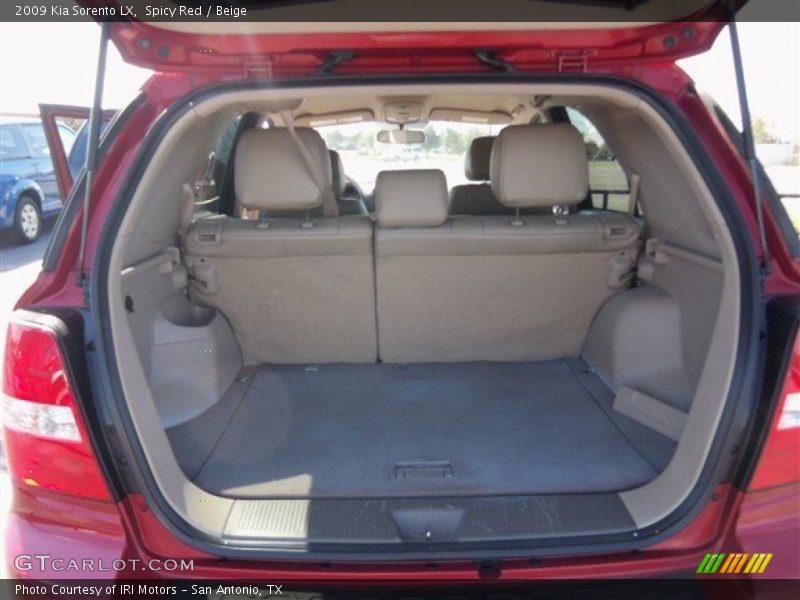 Spicy Red / Beige 2009 Kia Sorento LX