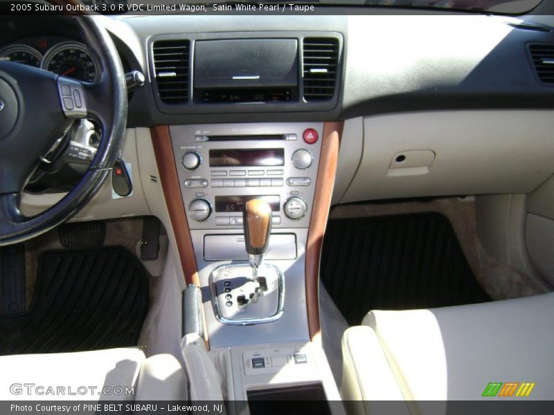 Satin White Pearl / Taupe 2005 Subaru Outback 3.0 R VDC Limited Wagon