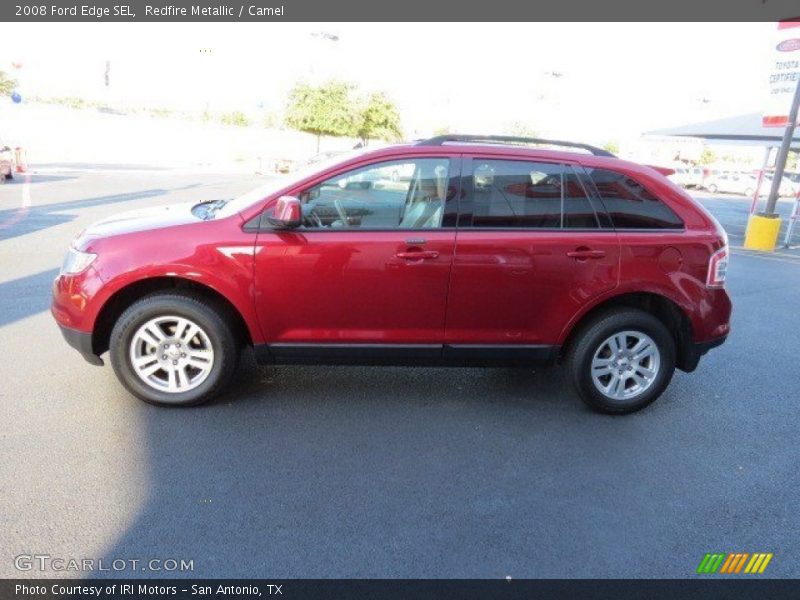 Redfire Metallic / Camel 2008 Ford Edge SEL