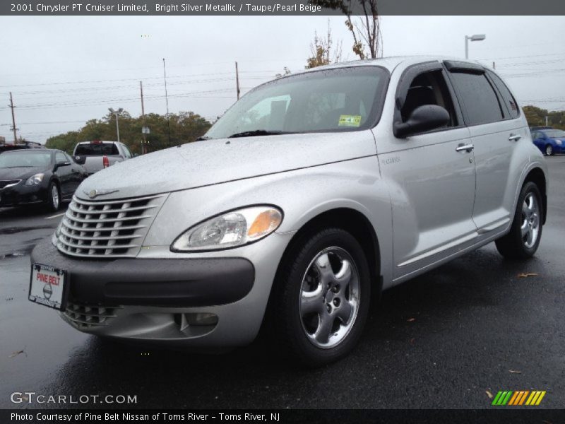 Bright Silver Metallic / Taupe/Pearl Beige 2001 Chrysler PT Cruiser Limited