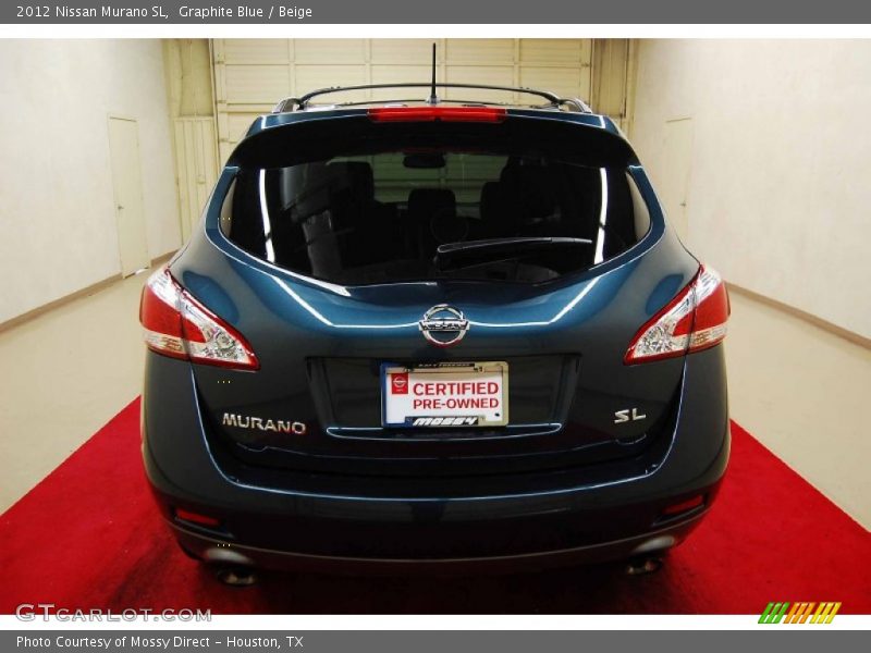 Graphite Blue / Beige 2012 Nissan Murano SL