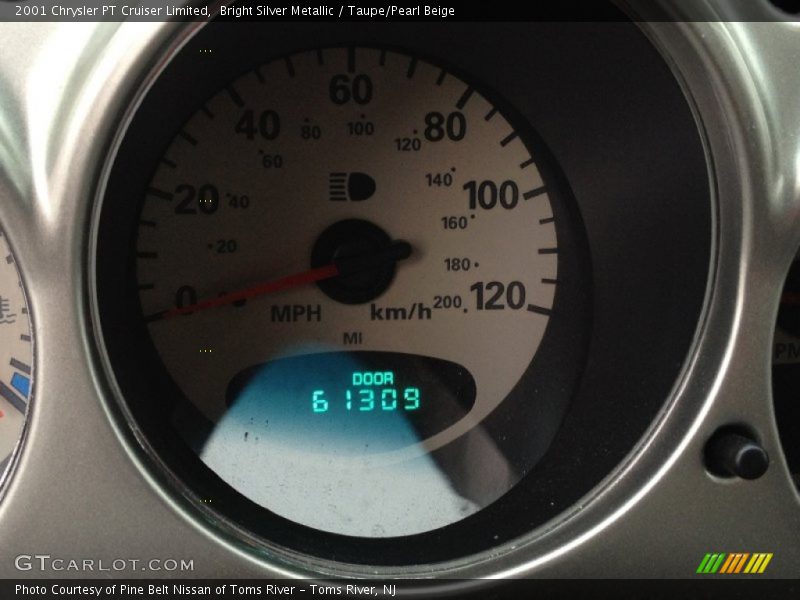 Bright Silver Metallic / Taupe/Pearl Beige 2001 Chrysler PT Cruiser Limited