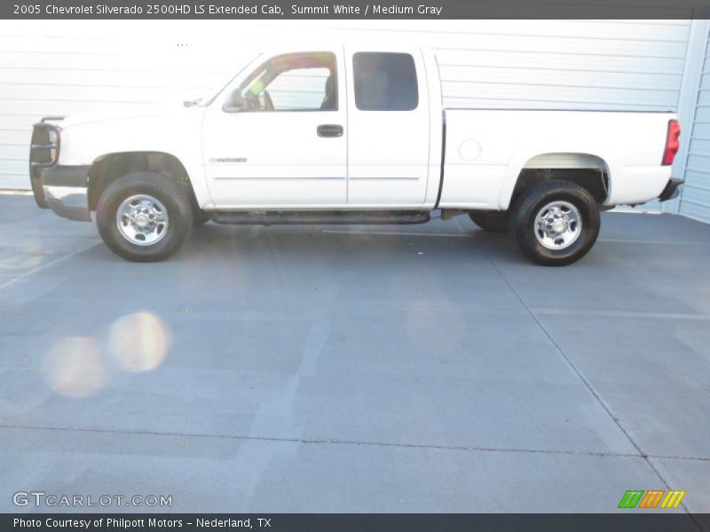 Summit White / Medium Gray 2005 Chevrolet Silverado 2500HD LS Extended Cab