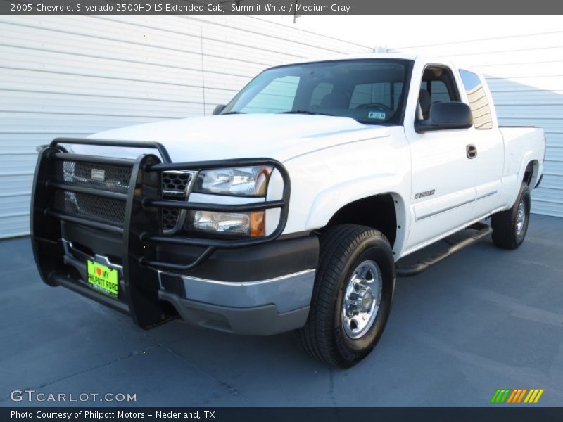Summit White / Medium Gray 2005 Chevrolet Silverado 2500HD LS Extended Cab