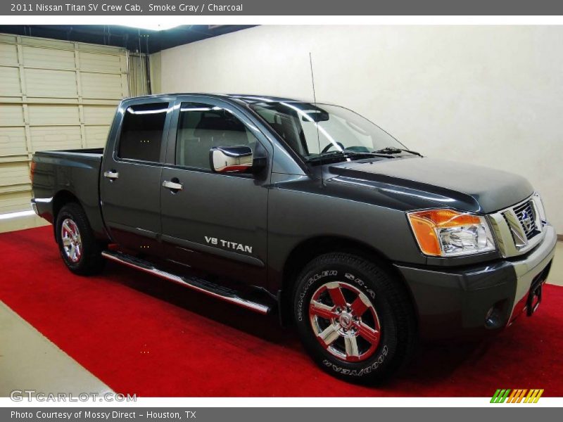 Smoke Gray / Charcoal 2011 Nissan Titan SV Crew Cab