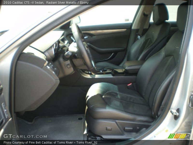 Front Seat of 2010 CTS -V Sedan