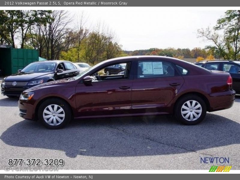 Opera Red Metallic / Moonrock Gray 2012 Volkswagen Passat 2.5L S