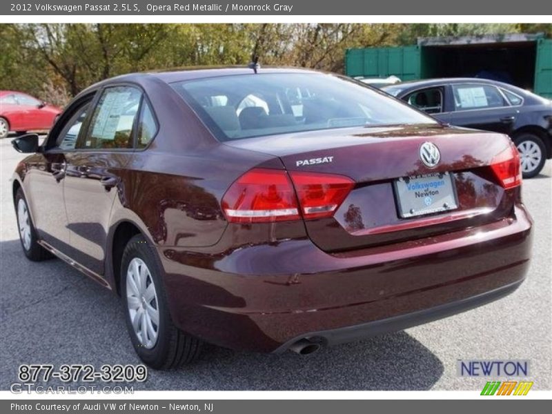 Opera Red Metallic / Moonrock Gray 2012 Volkswagen Passat 2.5L S