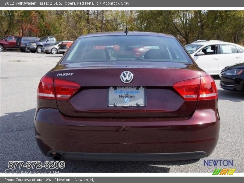 Opera Red Metallic / Moonrock Gray 2012 Volkswagen Passat 2.5L S