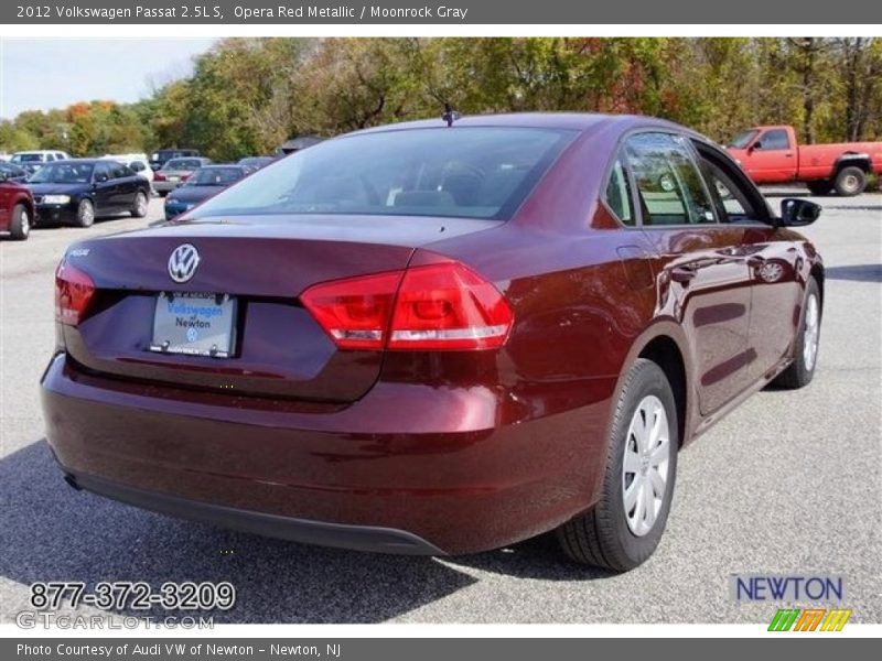 Opera Red Metallic / Moonrock Gray 2012 Volkswagen Passat 2.5L S