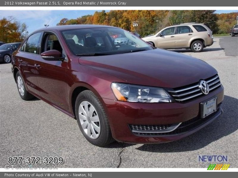 Opera Red Metallic / Moonrock Gray 2012 Volkswagen Passat 2.5L S