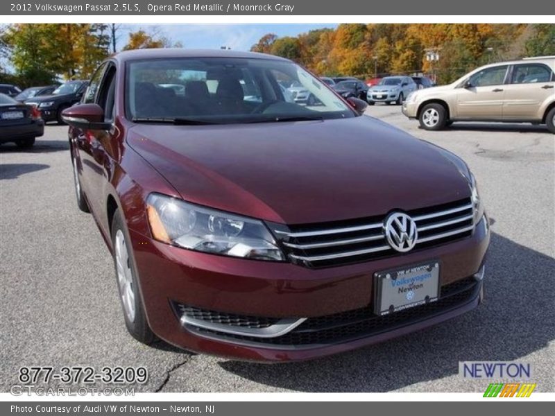 Opera Red Metallic / Moonrock Gray 2012 Volkswagen Passat 2.5L S