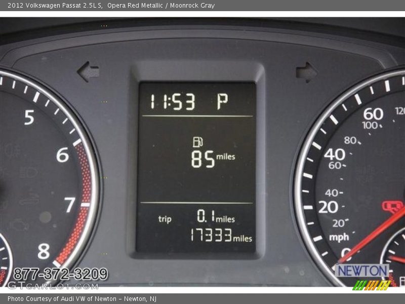 Opera Red Metallic / Moonrock Gray 2012 Volkswagen Passat 2.5L S