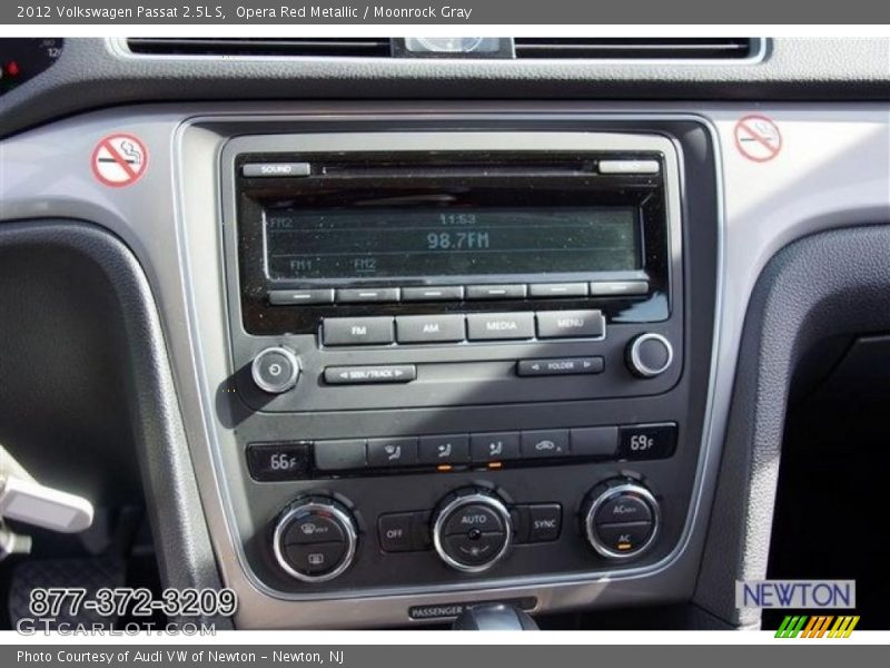 Opera Red Metallic / Moonrock Gray 2012 Volkswagen Passat 2.5L S
