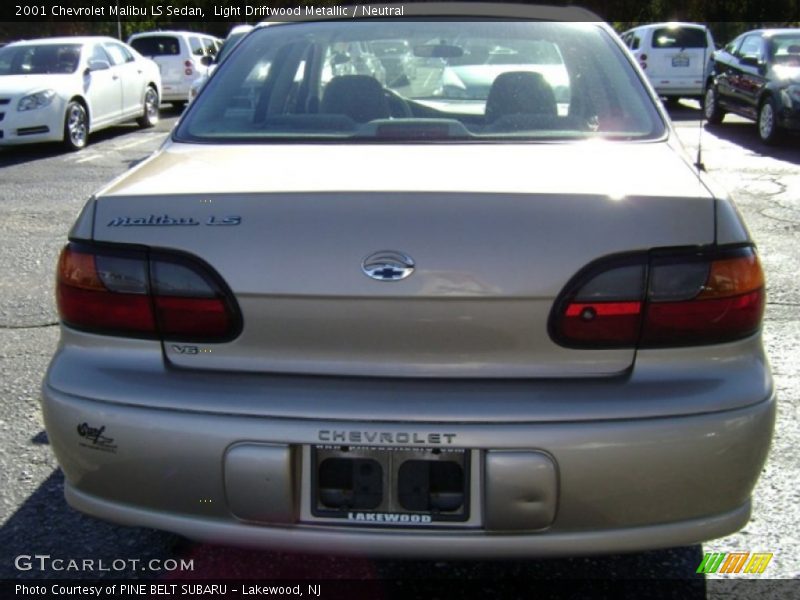Light Driftwood Metallic / Neutral 2001 Chevrolet Malibu LS Sedan
