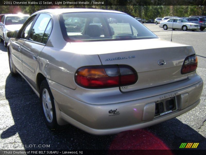 Light Driftwood Metallic / Neutral 2001 Chevrolet Malibu LS Sedan