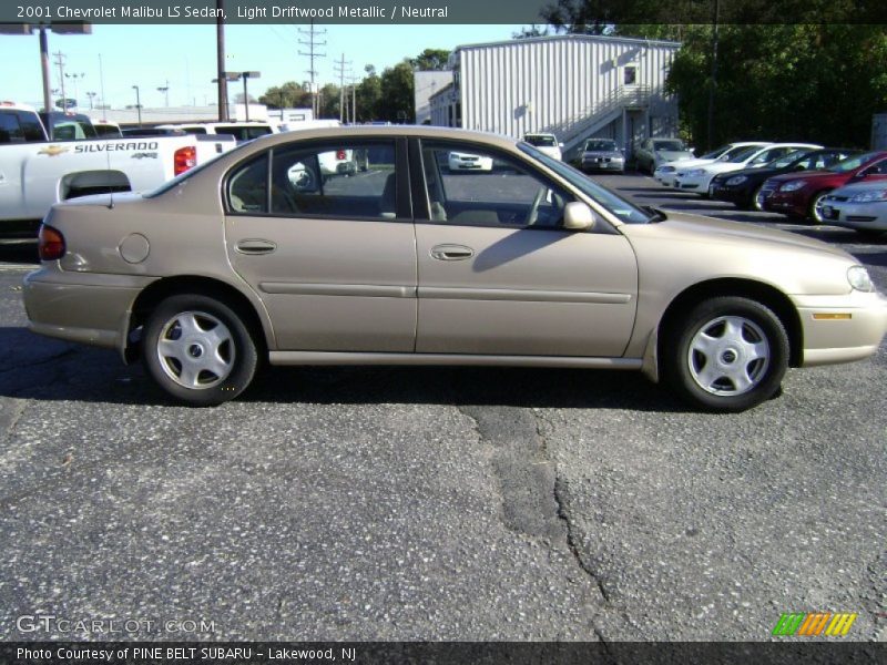 Light Driftwood Metallic / Neutral 2001 Chevrolet Malibu LS Sedan