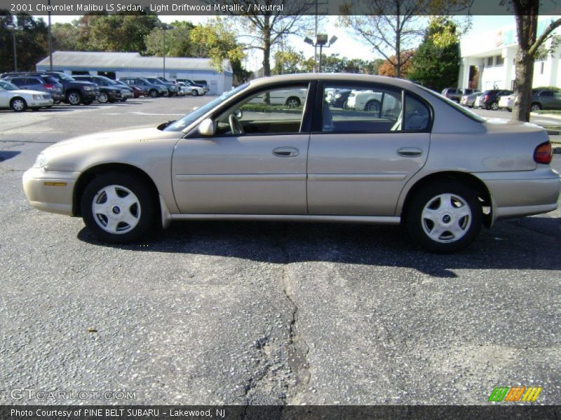 Light Driftwood Metallic / Neutral 2001 Chevrolet Malibu LS Sedan