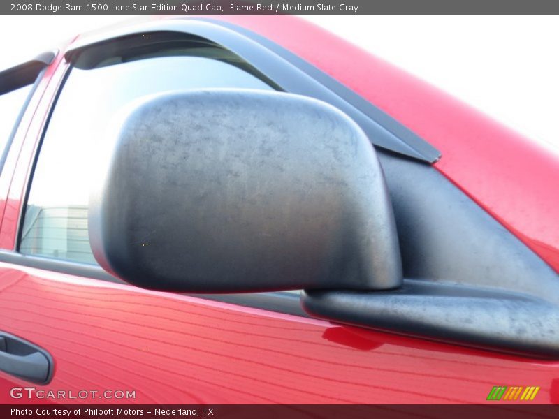 Flame Red / Medium Slate Gray 2008 Dodge Ram 1500 Lone Star Edition Quad Cab
