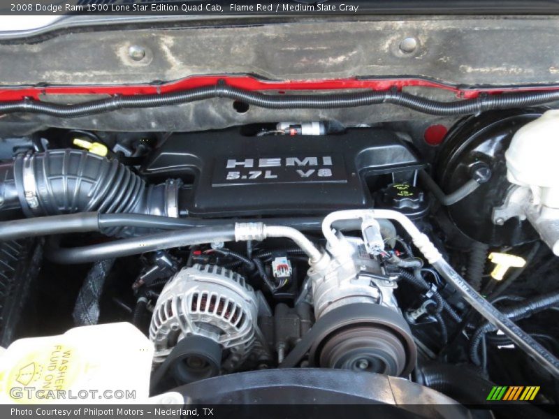  2008 Ram 1500 Lone Star Edition Quad Cab Engine - 5.7 Liter MDS HEMI OHV 16-Valve V8