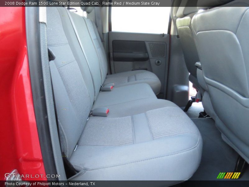 Flame Red / Medium Slate Gray 2008 Dodge Ram 1500 Lone Star Edition Quad Cab