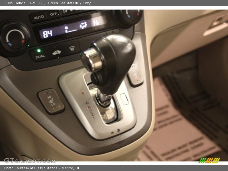 Green Tea Metallic / Ivory 2009 Honda CR-V EX-L