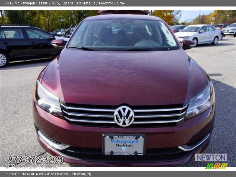 Opera Red Metallic / Moonrock Gray 2012 Volkswagen Passat 2.5L S