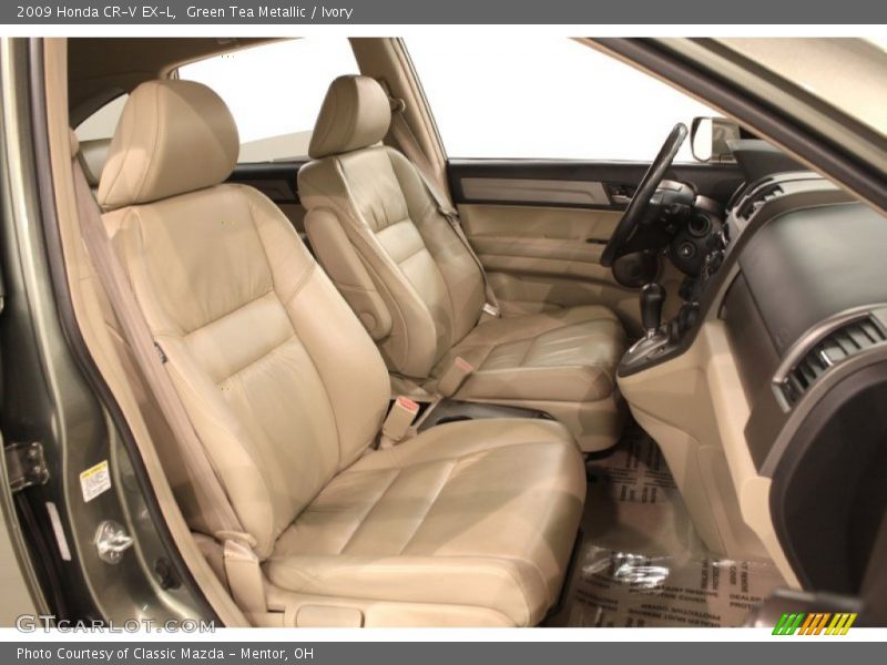 Green Tea Metallic / Ivory 2009 Honda CR-V EX-L