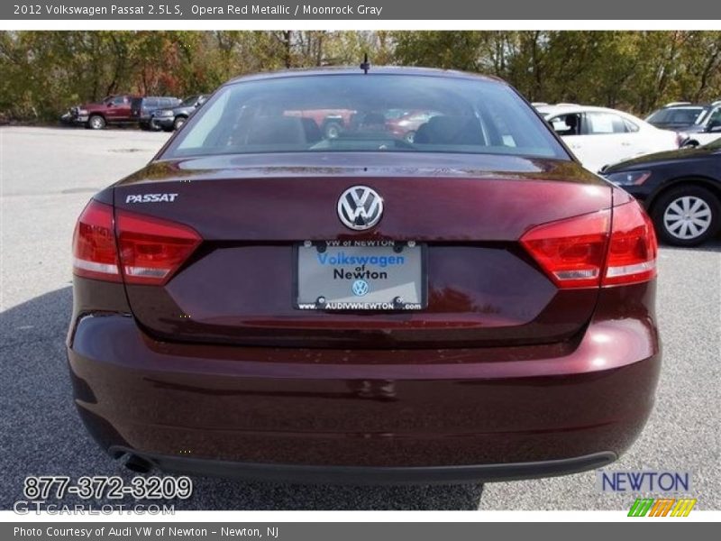 Opera Red Metallic / Moonrock Gray 2012 Volkswagen Passat 2.5L S
