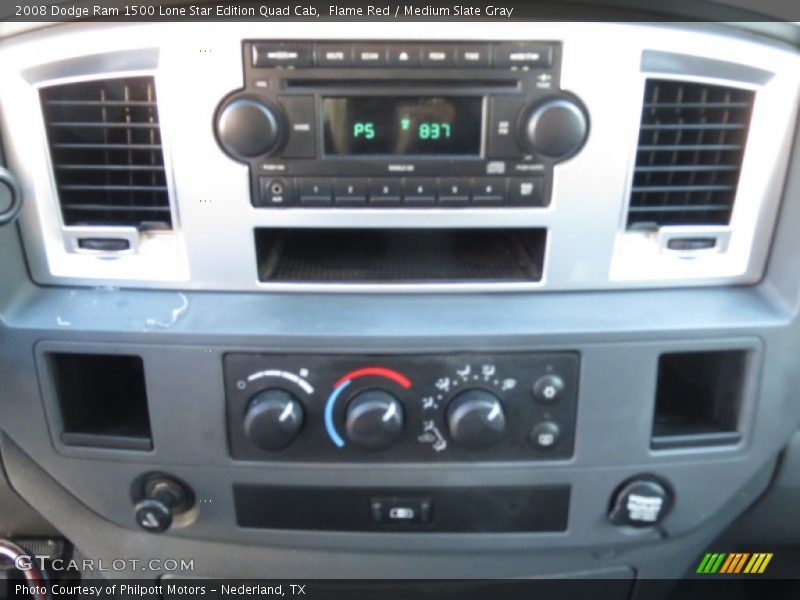Controls of 2008 Ram 1500 Lone Star Edition Quad Cab