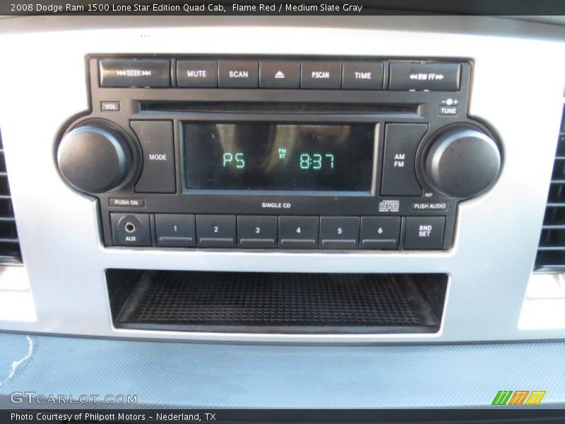 Audio System of 2008 Ram 1500 Lone Star Edition Quad Cab