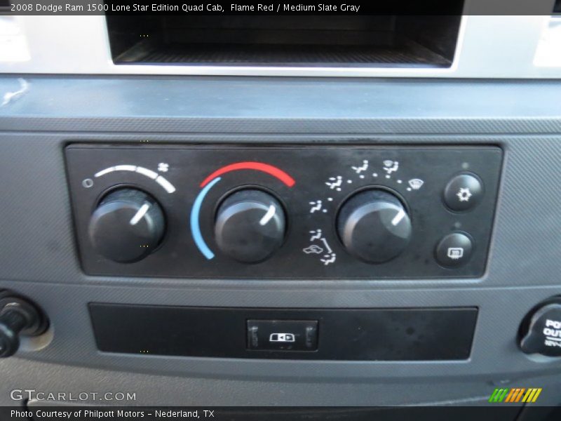 Controls of 2008 Ram 1500 Lone Star Edition Quad Cab