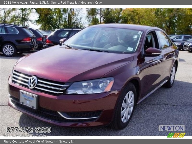 Opera Red Metallic / Moonrock Gray 2012 Volkswagen Passat 2.5L S