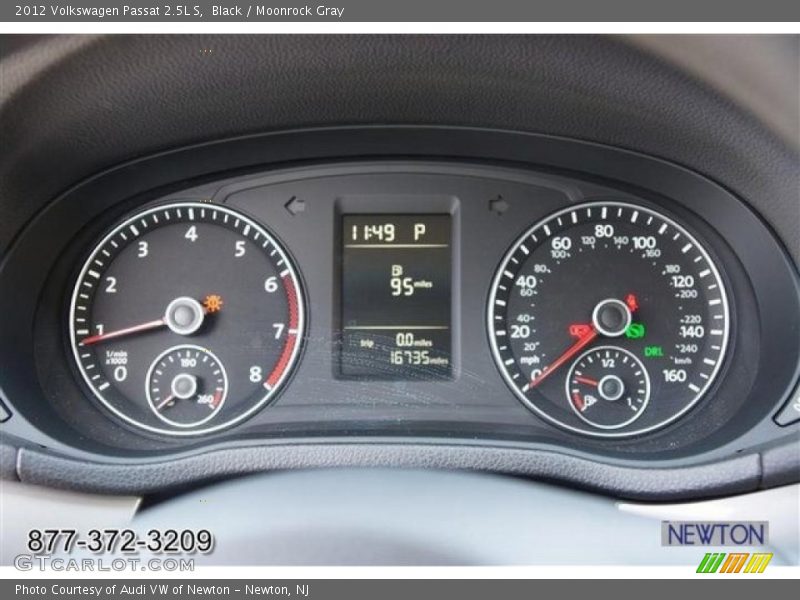 Black / Moonrock Gray 2012 Volkswagen Passat 2.5L S