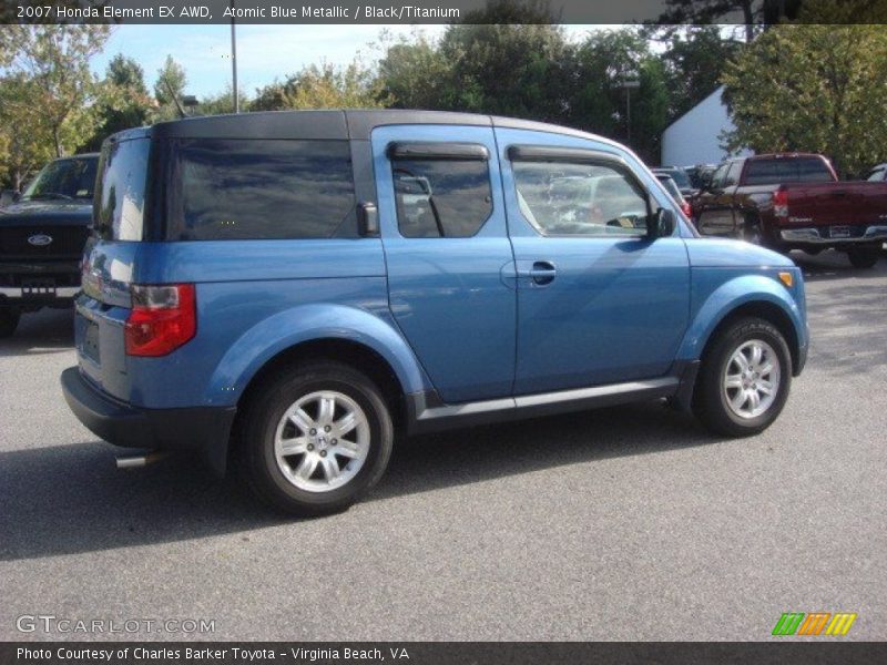 Atomic Blue Metallic / Black/Titanium 2007 Honda Element EX AWD