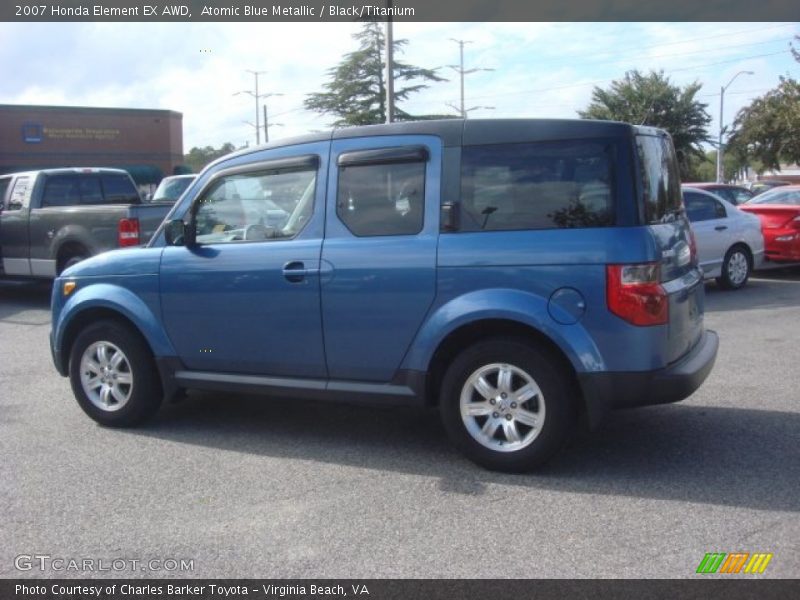 Atomic Blue Metallic / Black/Titanium 2007 Honda Element EX AWD